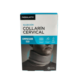 COLLARIN CERVICAL FARMALASTIC COMPRESSION TECH 1 UNIDAD ADULTO TALLA UNICA