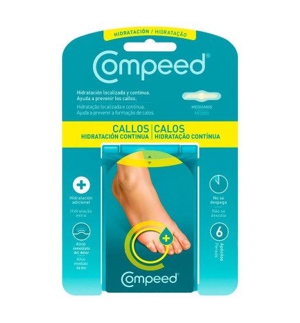 COMPEED CALLOS HIDRATACION CONTINUA 6 UNIDADES