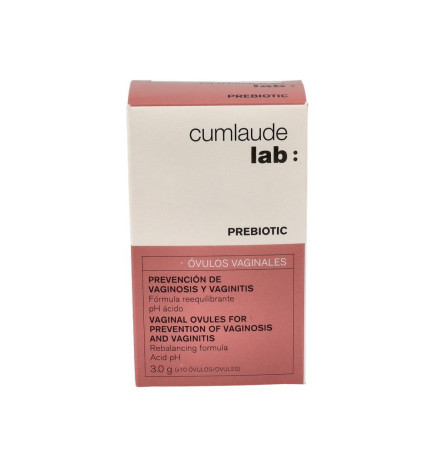 CUMLAUDE LAB: PREBIOTIC OVULOS 10 OVULOS VAGINALES