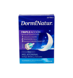 DORMINATUR TRIPLE ACCION 30 COMPRIMIDOS LIBERACION PROLONGADA