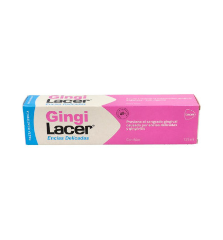 GINGILACER ENCIAS DELICADAS PASTA DENTIFRICA 1 TUBO 125 ML