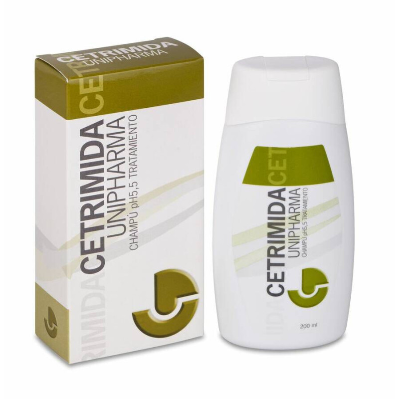 CETRIMIDA UNIPHARMA CHAMPU ANTICASPA 1 ENVASE 200 ML