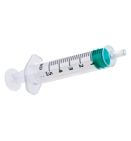 JERINGA SIN AGUJA BD EMERALD 100 UNIDADES 3 P 5 ML