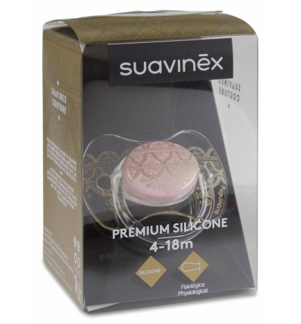 CHUPETE SILICONA FISIOLOGICO SUAVINEX + 18 MESES 2 UNIDADES