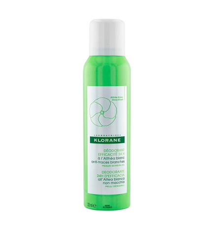 KLORANE DESODORANTE A LA ALTEA BLANCA MUY SUAVE 1 SPRAY 150 ML