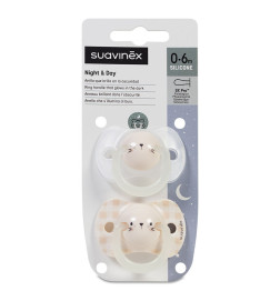 CHUPETE SILICONA FISIOLOGICO SUAVINEX FUSION 0  2 MESES 2 UNIDADES