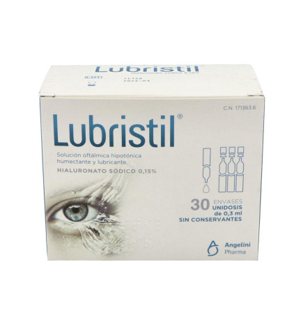 LUBRISTIL SOLUCION OFTALMICA 30 MONODOSIS 03 ML
