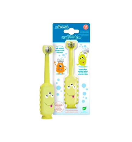 CEPILLO DENTAL INFANTIL DR BROWN´S 1 UNIDAD MONSTRUO