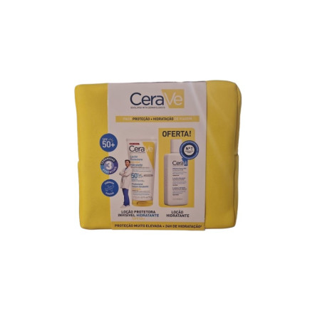 CERAVE TRAVEL KIT LOCION PROTECTORA SPF50+ 75ML+LOCION HIDRATANTE 88ML