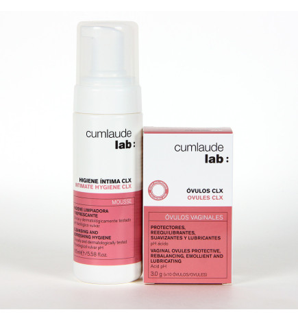 CUMLAUDE PACK CLX OVULOS + MOUSSE 165ML