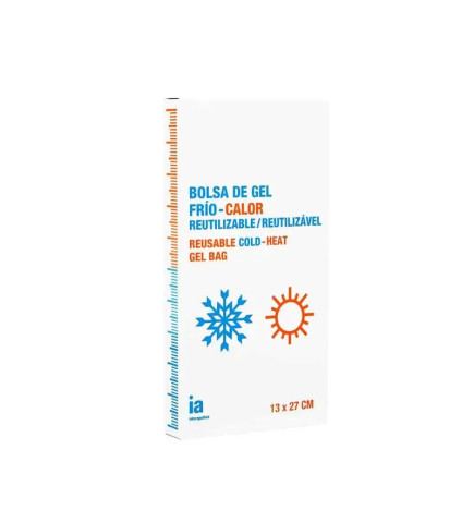 INTERAPOTHEK BOLSA DE GEL REUTILIZABLE FRIO Y CALOR 13 X 27 CM