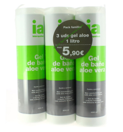 INTERAPOTHEK GEL ALOE VERA TRIPLO 1000ML