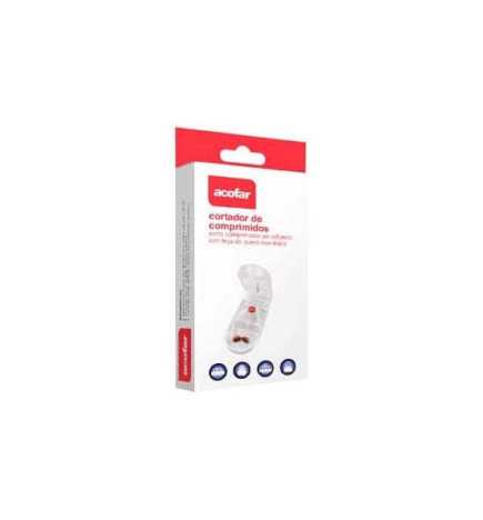 ACOFAR PASTILLERO CORTADOR DE COMPRIMIDOS 1 UNIDAD