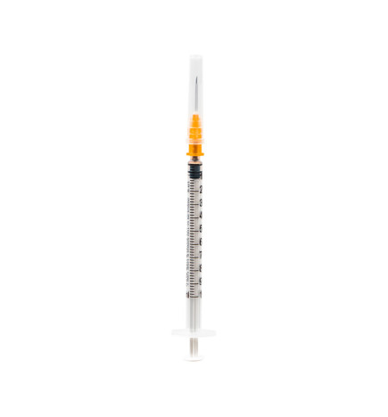 JERINGA CON AGUJA ESTERIL INTERAPOTHEK 1 UNIDAD 25 ML 40 MM X 08 MM