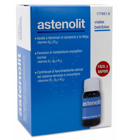 ASTENOLIT 12 VIALES BEBIBLES 10 ML