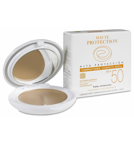 AVENE SPF 50 COMPACTO ALTA PROTECCION 1 ENVASE 10 G COLOR SABLE/ARENA