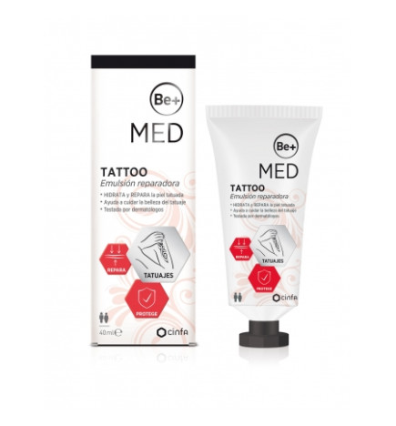 BE+ MED TATTOO EMULSION REPARADORA 1 TUBO 40 ml