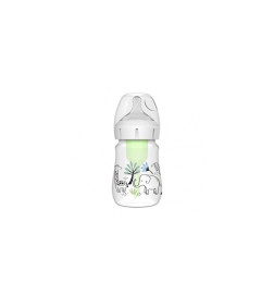 BIBERON BOCA ANCHA PP OPTIONS+ DR BROWN´S NATURAL FLOW 1 UNIDAD 150 ML BOSQUE