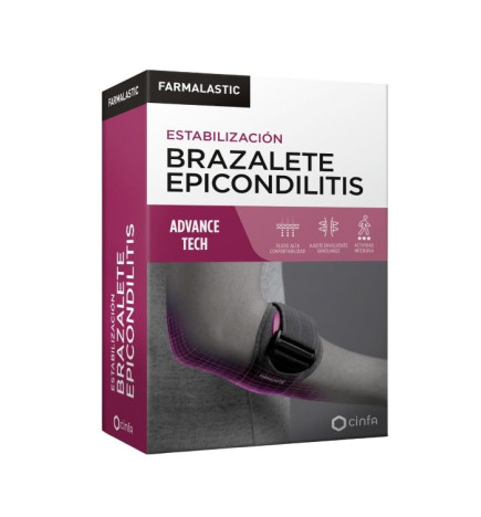 BRAZALETE EPICONDILITIS FARMALASTIC ADVANCE TECH 1 UNIDAD TALLA UNICA