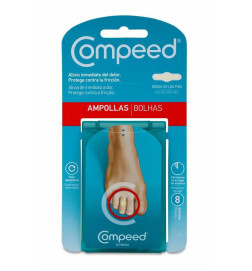 COMPEED AMPOLLAS HIDROCOLOIDE DEDOS PIES 8 UNIDADES