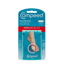 COMPEED AMPOLLAS HIDROCOLOIDE TALLA PEQUEÑA 6 UNIDADES