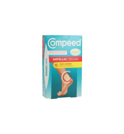 COMPEED AMPOLLAS TALLA MEDIANA 10 UNIDADES PACK AHORRO