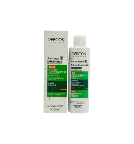 DERCOS CHAMPU ANTICASPA 2 EN 1 1 ENVASE 200 ML