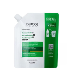 DERCOS CHAMPU ANTICASPA DS CABELLO NORMALGRASO 1 BOLSA 390 ML ECOPACK