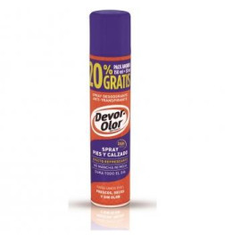 DEVOR OLOR DESODORANTE ANTITRASP PIES Y CALZADO 1 SPRAY 180 ML