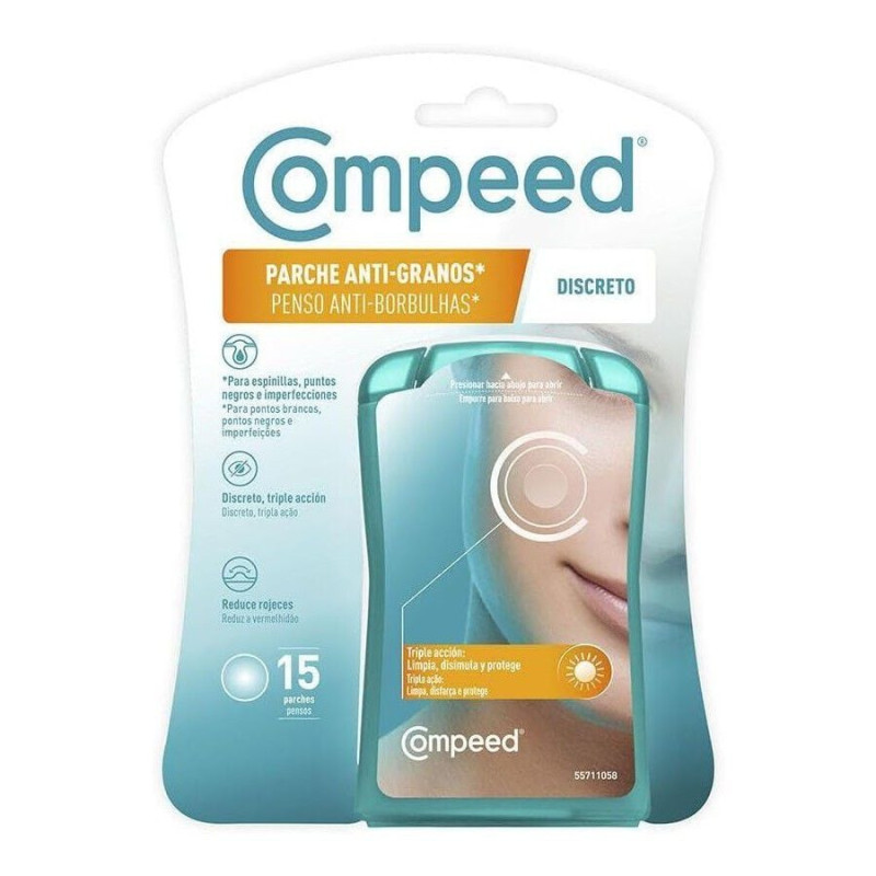 COMPEED PARCHE ANTIGRANOS LIMPIADOR TRIPLE ACCION 7 UNIDADES