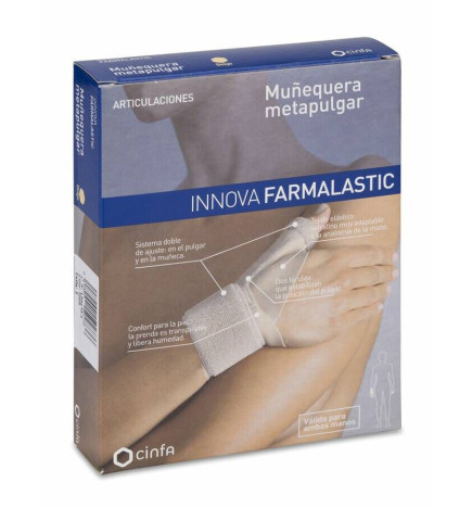 MUÑEQUERA PULGAR FARMALASTIC COMPRESSION TECH 1 UNIDAD TALLA GRANDE/EXTRAGRANDE