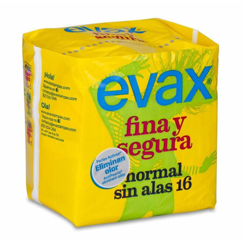 COMPRESAS EVAX FINA Y SEGURA ALAS