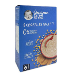 GERBER EXPERTCARE ARROZ Y AVENA CON MANZANA 1 ESTUCHE 250 G