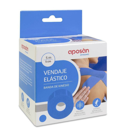 INTERAPOTHEK VENDAJE KINESIO TAPE 1 UNIDAD 5 M X 5 CM COLOR FUCSIA