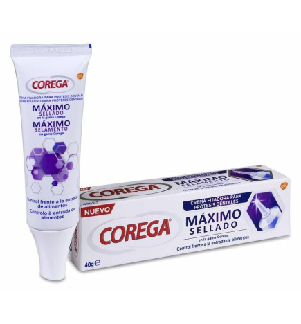 COREGA MAX FIJACION + SELLADO ADHESIVO PROTESIS DENTAL 1 ENVASE 40 G