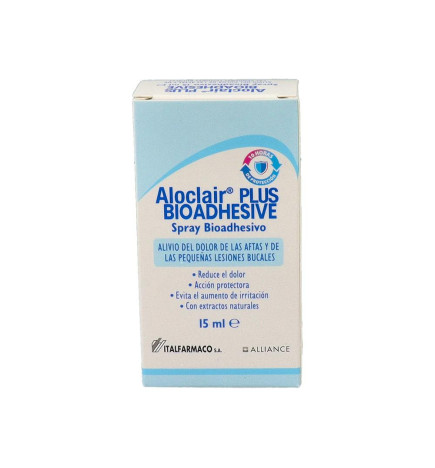ALOCLAIR PLUS BIOADHESIVE SPRAY 1 ENVASE 15 ML