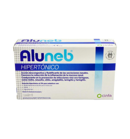 ALUNEB HIPERTONICO 20 VIALES 5 ML