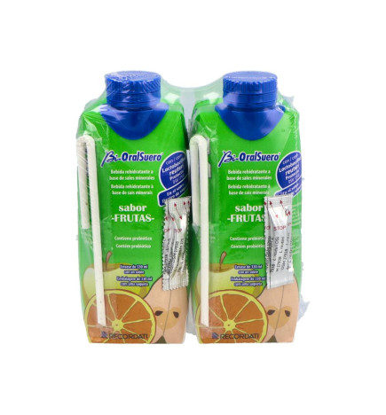 BIORALSUERO 2 TETRABRIKS 330 ML SABOR FRUTAS
