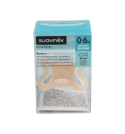 CHUPETE SILICONA FISIOLOGICO SUAVINEX SX PRO ZEROZERO 0  6 MESES 1 UNIDAD