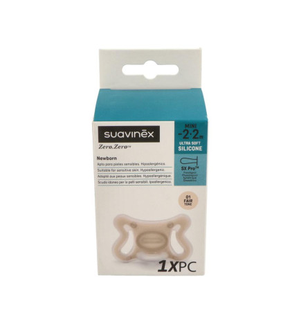 CHUPETE SILICONA FISIOLOGICO SUAVINEX SX PRO ZEROZERO 2  2 MESES 1 UNIDAD