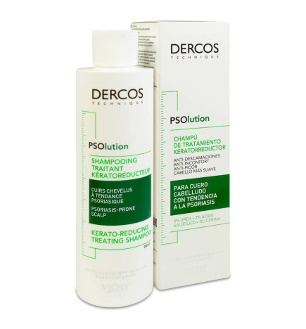 DERCOS CHAMPU KERATORREDUCTOR PSOLUTION 1 TUBO 200 ML