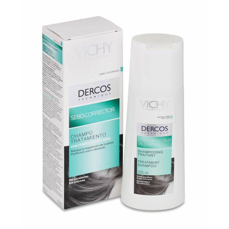 DERCOS CHAMPU TRATANTE SEBO CORRECTOR 200 ML