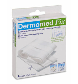 DERMOMED FIX APOSITO AUTOADHESIVO BANDA 75 CM X 8 CM