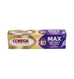 COREGA MAX FIJACION + SELLADO ADHESIVO PROTESIS DENTAL 1 ENVASE 40 G