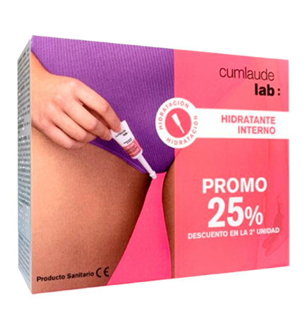 CUMLAUDE DUPLO HIDRATANTE INTERNO GELCREMA 2X6 UNIDADES