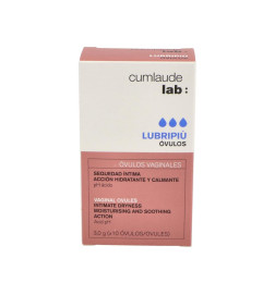 CUMLAUDE LAB: LUBRIPIU OVULOS VAGINALES 10 UNIDADES