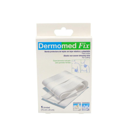 DERMOMED FIX APOSITO AUTOADHESIVO BANDA 75 CM X 8 CM