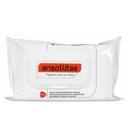 ANSOLLITAS DUPLO HIGIENE ANAL 2X50 TOALLITAS