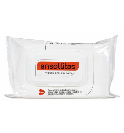 ANSOLLITAS DUPLO HIGIENE ANAL 2X50 TOALLITAS