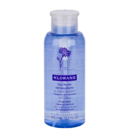 KLORANE AGUA MICELAR AL ACIANO DESMAQUILLANTE 3 EN 1 1 ENVASE 400 ML